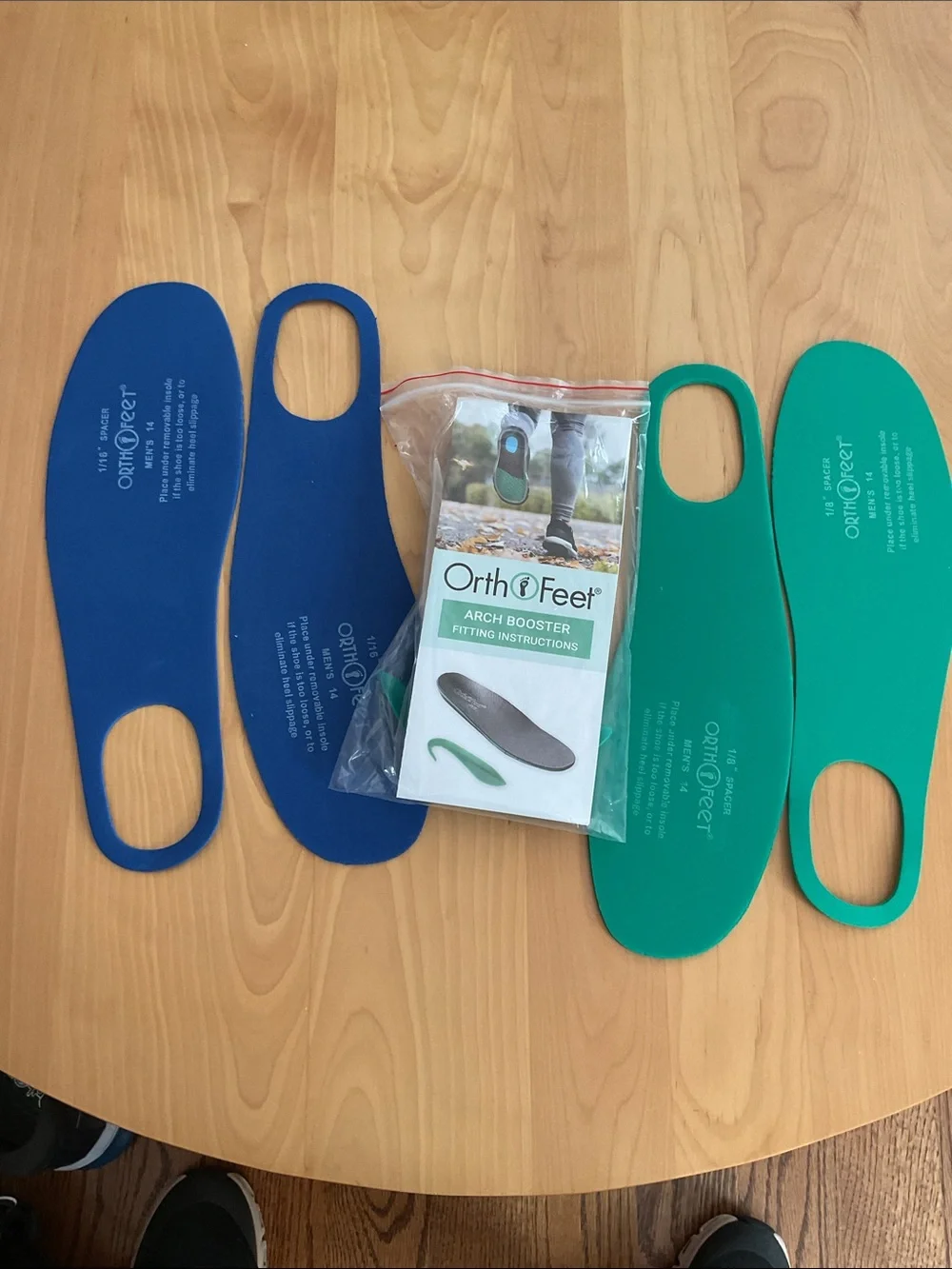 Orthofeet comfortable blue